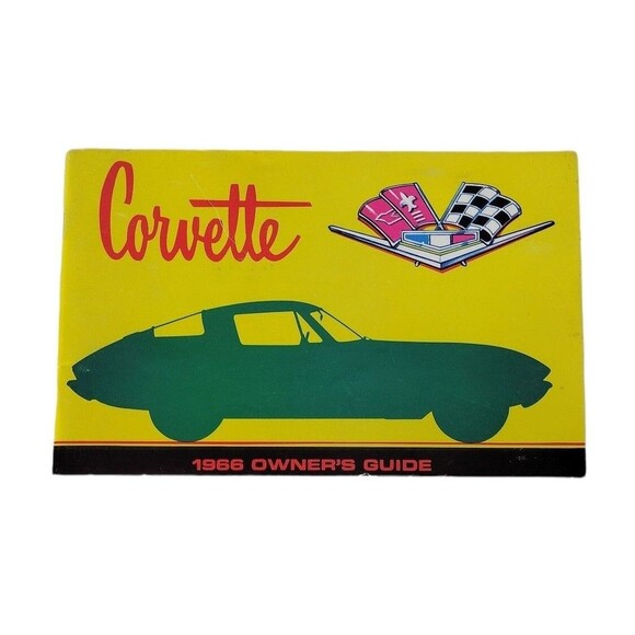 VTG 1966 Corvette Factory GM Second Edition 60s Owners Manual Part No. 3879852 - Picture 1 of 4